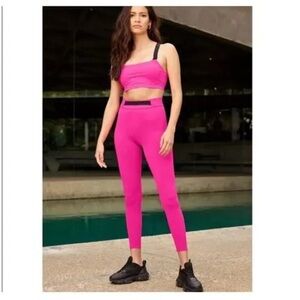 ALO Yoga Pink High-Waisted Leggings